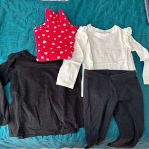 3T toddler girl’s bundle long sleeve